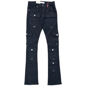 Size 32 x 36 - Armor Jeans Stacked Black